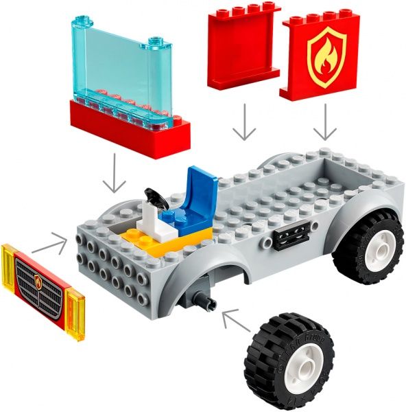 Конструктор LEGO City Пожежна машина з драбиною 60280