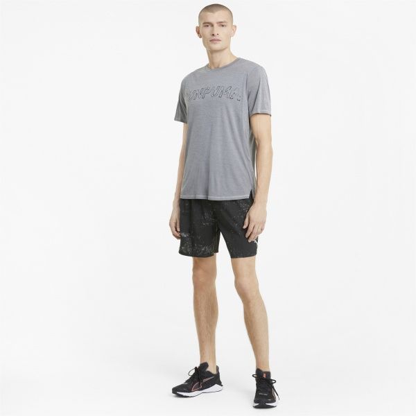 Шорти Puma RUN GRAPHIC WOVEN 7' SHORT 52020601 р. S сірий