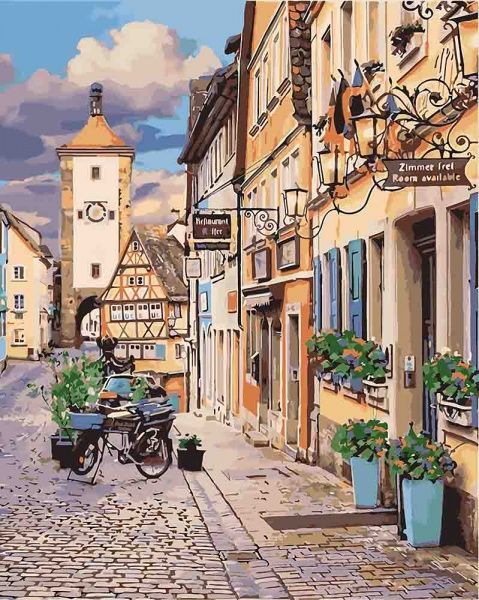 Картина по номерам Сказочная Бавария Идейка 