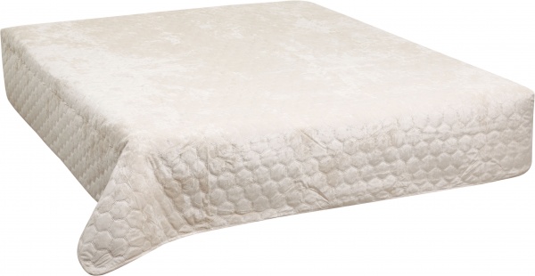 Покривало Greek Velvet 260x240 см La Nuit молочний 