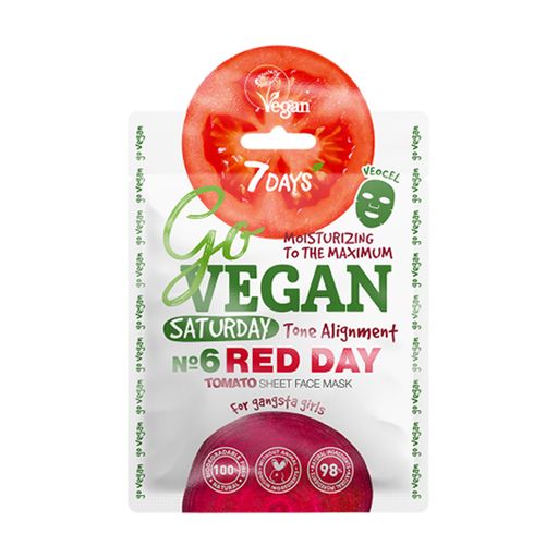 Маска тканинна для обличчя 7 DAYS Saturday RED DAY 25 г 1 шт.