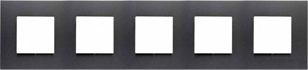 Рамка пятиместная ABB Zenit универсальная антрацит N2275 AN