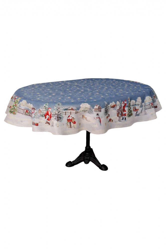 Скатерть овальная