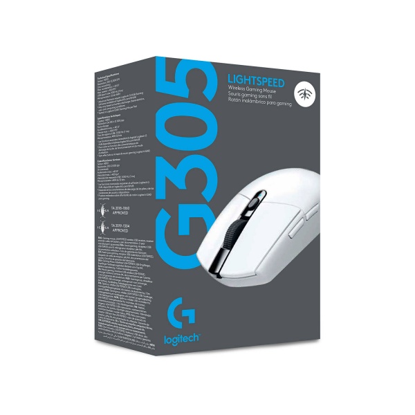 Мышь Logitech G305 LIGHTSPEED Wireless Gaming Mouse white (910-005291) 
