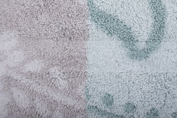 Рушник Green symphony 80x150 см зелений із сірим Cawo 