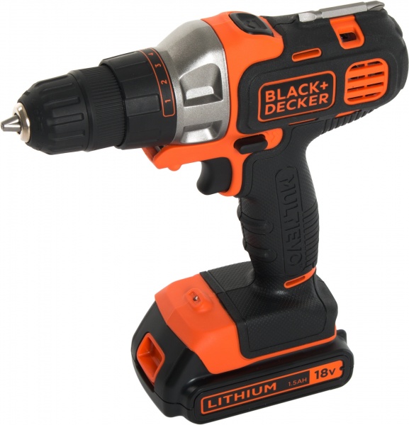 Шуруповерт акумуляторний Black+Decker Multievo™ MT218KB