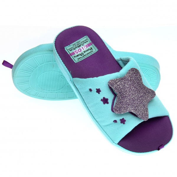 Тапочки детские для девочки Home Story р.30 мятный 210750-7 
