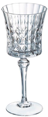 Набор бокалов для вина Lady Diamond 270 мл 6 шт. Cristal Darques 