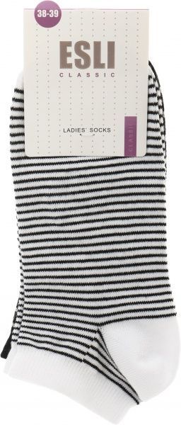 Комплект носков ESLI CLASSIC р. 25 чорно-білий 