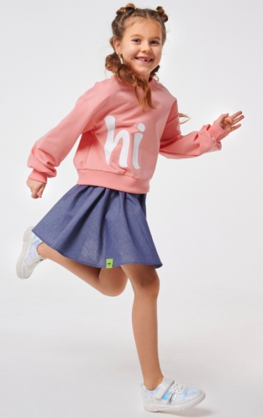 Юбка для девочек Smil Джинс р.122 синий 120343 