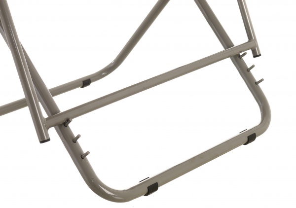 Кресло-шезлонг UBC Group раскладной серый 52x107 см 