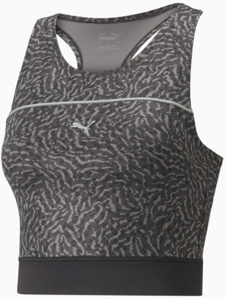 Майка Puma RUN HIGH SHINE CROP TANK 52106656 р.S сірий