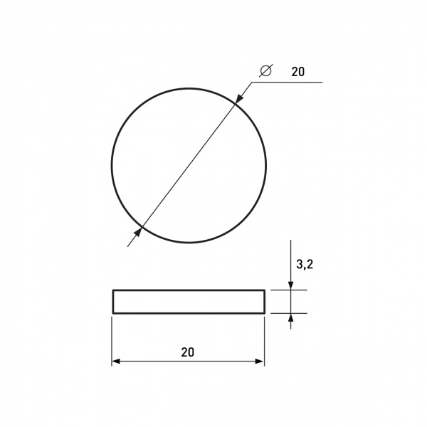 Батарейка Euroelectric CR2032 1 шт. (BL-CR2032-EE(1)) 