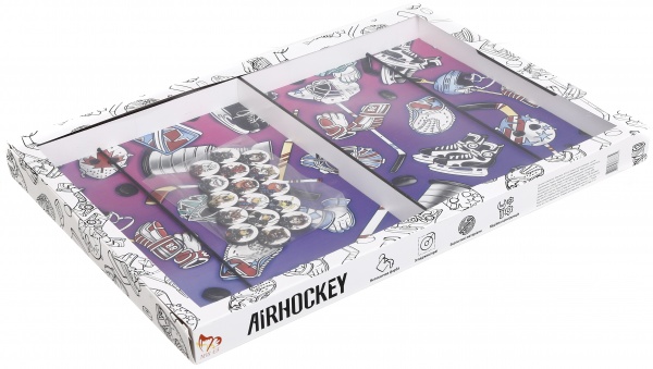 Игра настольная Аэрохоккей 400х600 мм