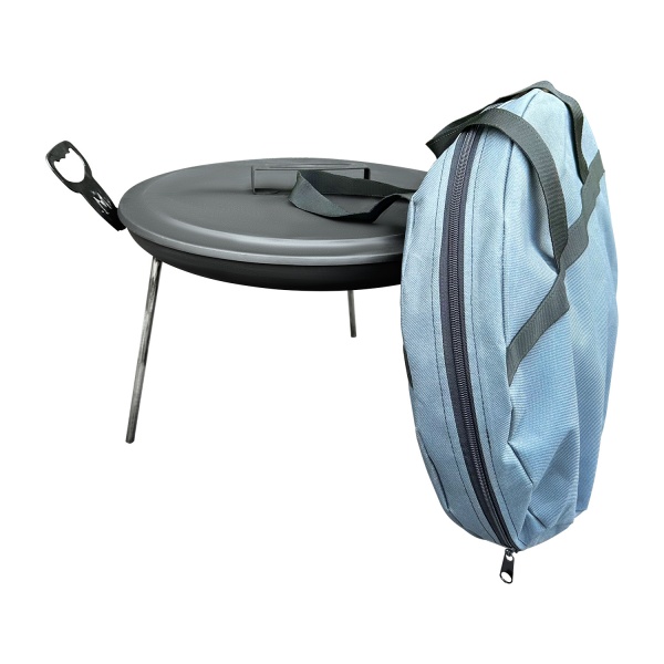 Сковорода Metalzavod SDR-40K с крышкой в чехле