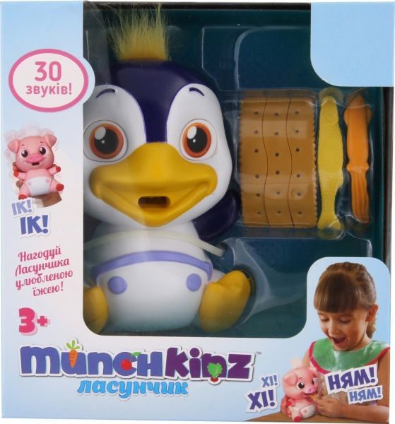 Игрушка интерактивная MUNCHKINZ Лакомка Пингвин Пеппер 51638
