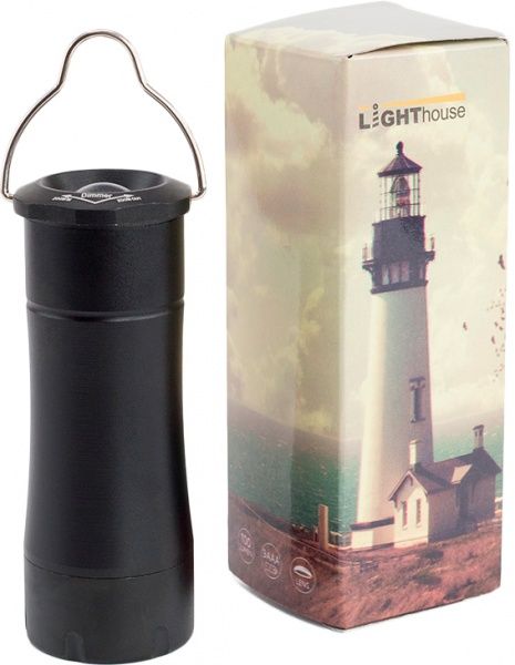 Фонарик Lighthouse, 4 в 1 черный