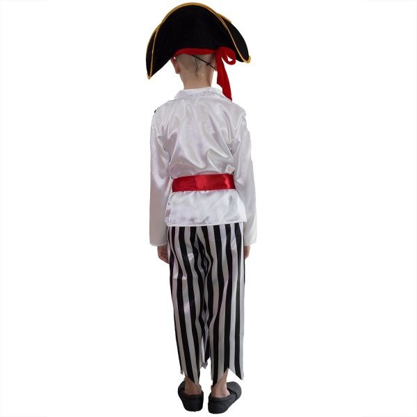 Костюм карнавальний КАРНАВАЛІЯ Пират р.134 білий 85027 