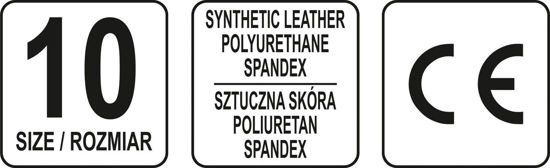 Рукавички YATO з відкритими пальцями XL (10) YT-74662