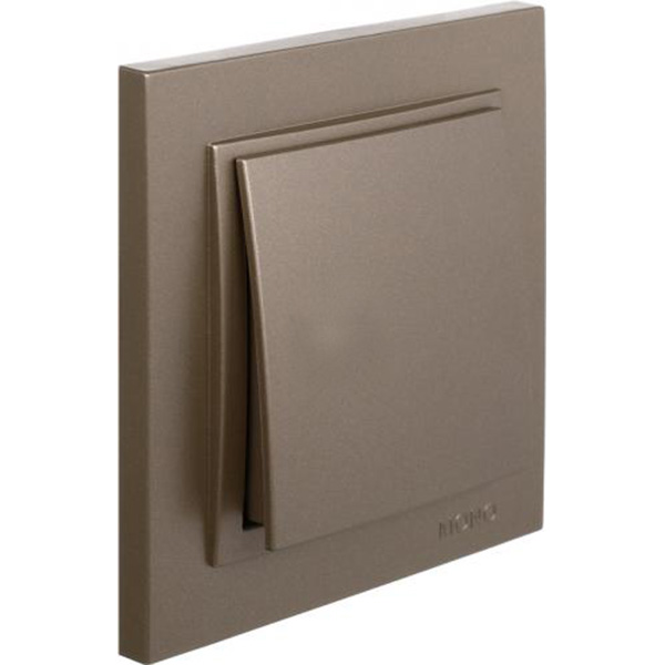 Вимикач одноклавішний Mono Despina без підсвітки 10 А 250В титан 102-222225-100