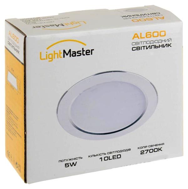 Светильник LED LightMaster AL600 5 Вт 2700K