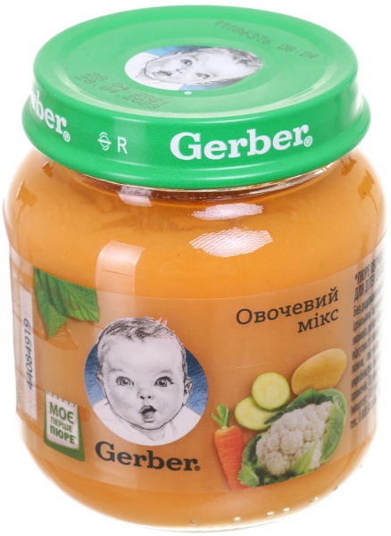 Пюре Gerber Овочевий мікс 130 г 