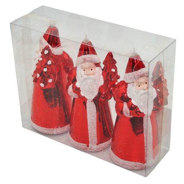 Набор елочных игрушек Jucik Дед Мороз 12 см SYQB-012018