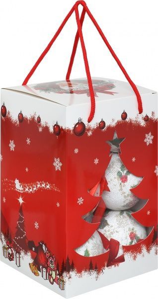 Набір іграшок Куля в подарунковій упаковці GB-752652S/C-12 d75 мм 12 шт./уп. 