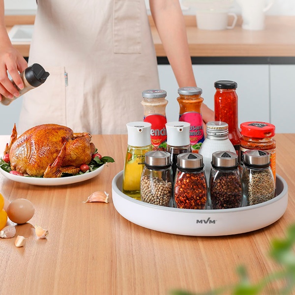 Подставка MVM My Home с оборотом 360° S KP-11 WHITE/GRAY