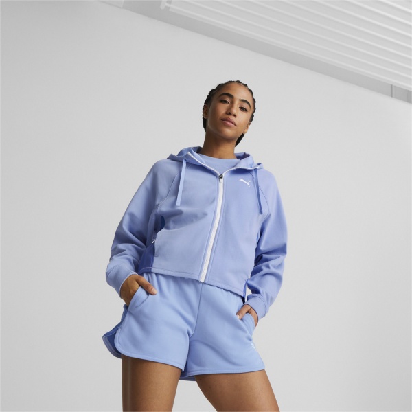 Джемпер Puma MODERN SPORTS FULL-ZIP HOODIE INTENSE LA 67310327 р.M блакитний