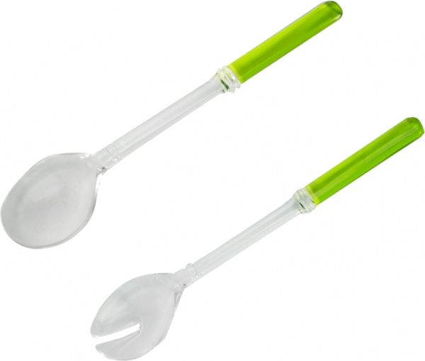 Набор ложек для салата Green118 Plastik Kuo