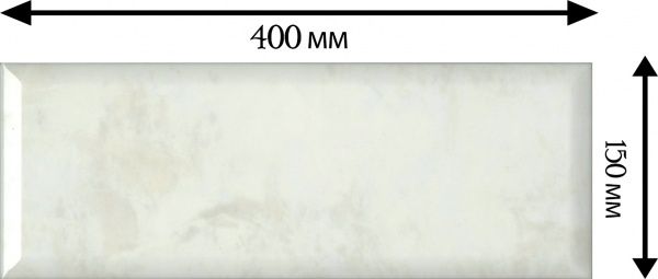 Плитка InterCerama Victorian бежева 15х40 144 021 