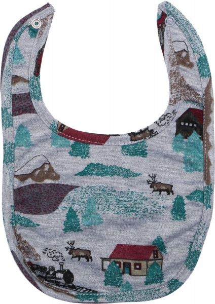 Слинявчик Фламінго нагрудний Ялинки різнокольоровий 668-222-18 