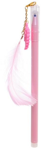 Ручка гелевая пиши-стирай с пером розовая 