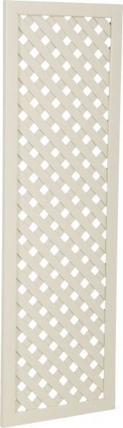 Решітка 613x196 мм під фасад МДФ 713x296 мм ваніль
