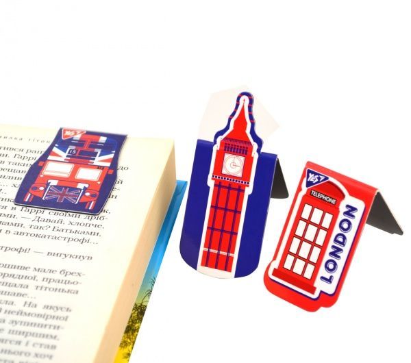 Закладки магнитные YES London 3 шт. 707004 
