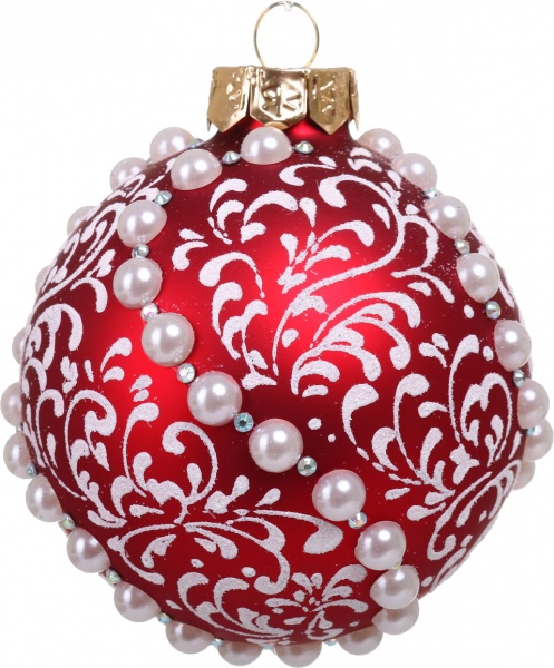 Шар декоративный Элит d 80 мм в ассортименте