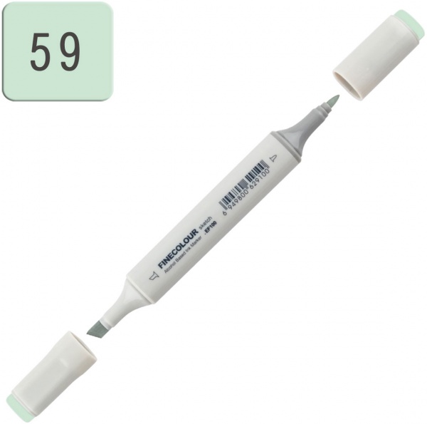 Маркер спиртовий FINECOLOUR Sketch EF100-59 зелений лист 