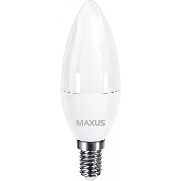 Лампа светодиодная Maxus 5 Вт C37 матовая E14 220 В 4100 К 1-LED-732 
