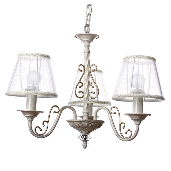 Люстра Altalusse подвесная 3x40 Вт E14 слоновая кость INL-6118Р-03