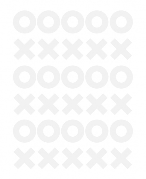 Світловідбивна наліпка LOOM XO LM-10036-white для твердих поверхонь