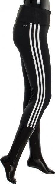 Лосини Adidas black 3 Stripe 3/4 Legging AJ9370 2XS чорний