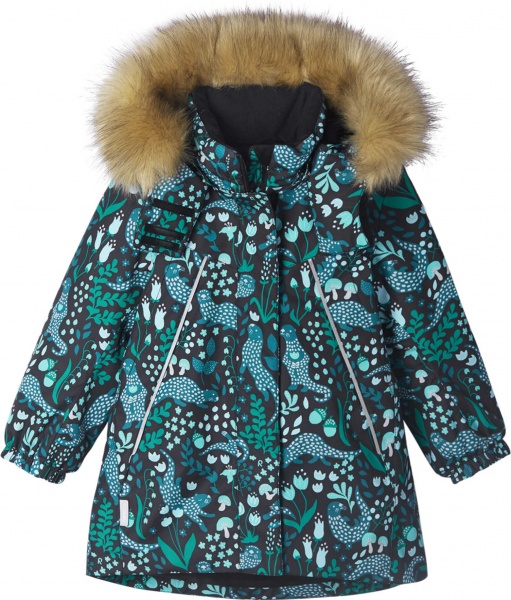 Куртка для дівчинки Reima р.128 чорний 521642 