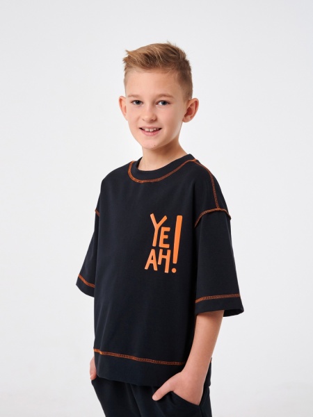 Сорочка Smil р.134 чорний 110674 