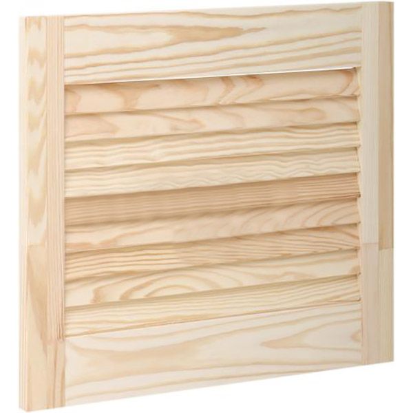 Жалюзийная дверца сосновая 395х444 мм