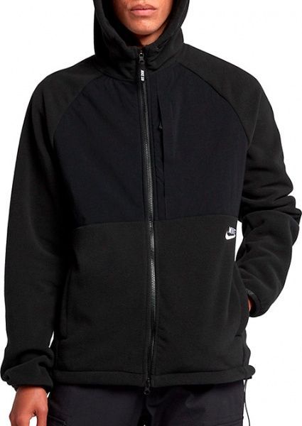 Джемпер Nike M NK SB HOODIE FZ POLARTEC 938347-010 р. XL чорний