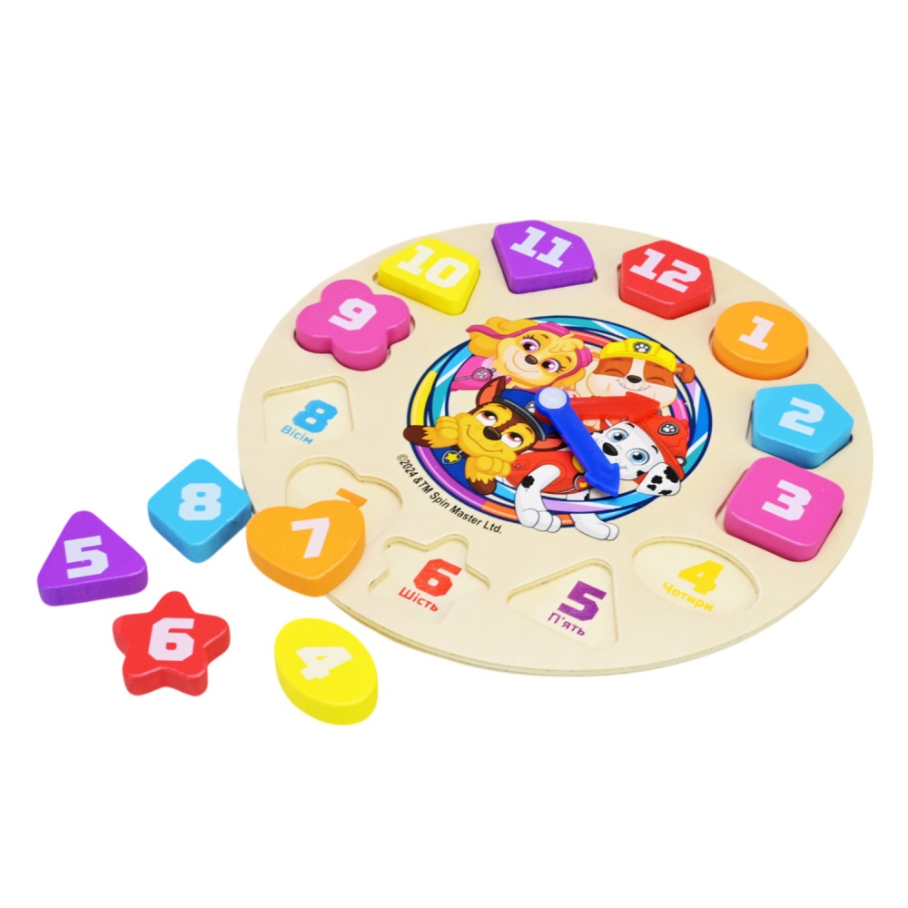 Сортер Shantou Paw Patrol Часы KH20/047