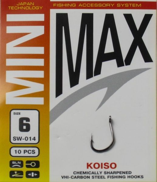 Крючок MiniMax Koiso №6 10 шт. SW014-6