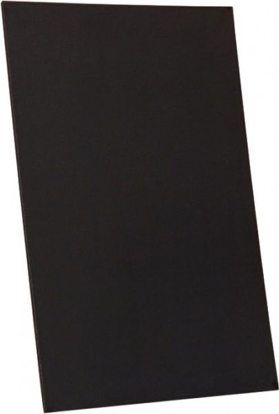 Полотно на картоні бавовна чорне 30x40 см 220 г/м² акрил , Rosa Studio