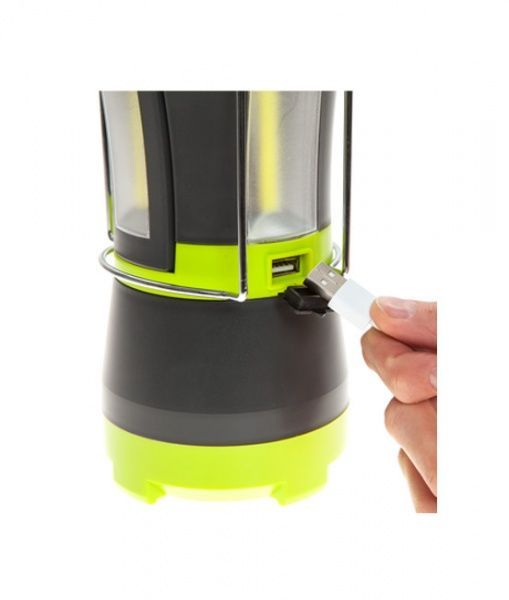 Фонарь кемпинговый Summit с 2 съемными фонарями StormForce USB COB Lantern серо-зеленый